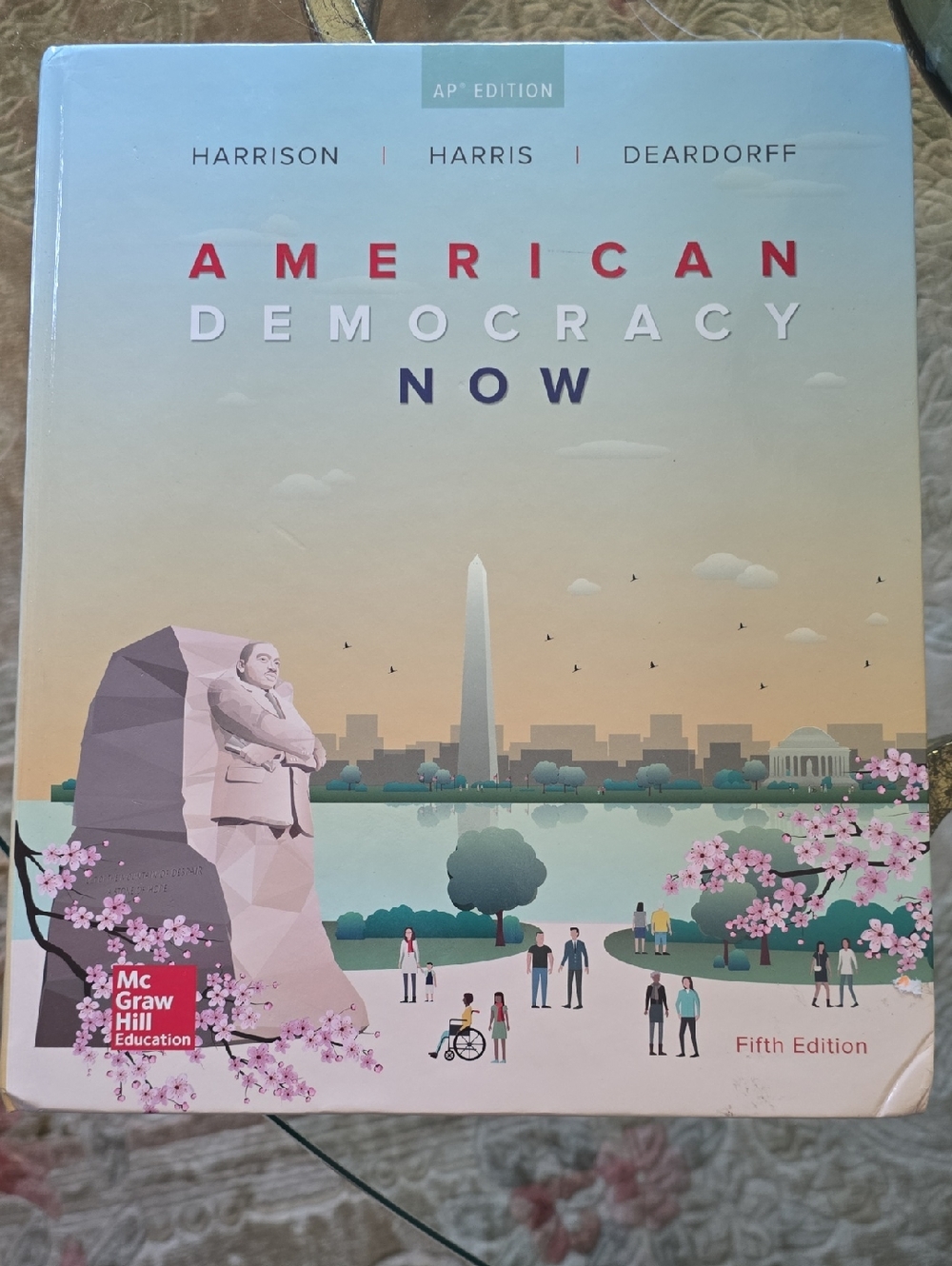 McGraw Hill Education AP Edition Hardcover Book American Democracy Now